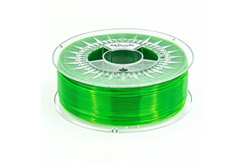 extrudr® PETG ø1.75mm (1.1kg) TRANSPARENT GRÜN - 3D Drucker Filament - Made in EU - höchste Qualität zum fairen Preis! von extrudr