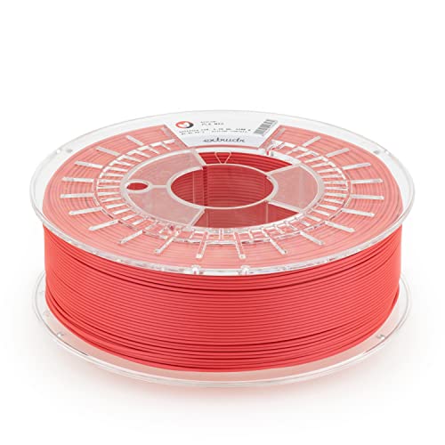 extrudr® PLA NX2 MATT ø1.75mm (1kg) 'HELLFIRE RED/ROT MATT' - 3D Drucker Filament - Made in Austria von extrudr