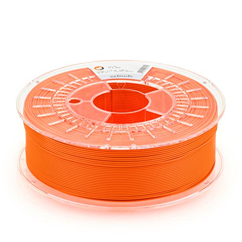 extrudr® PLA NX2 MATT ø1.75mm (1kg) 'NEON ORANGE MATT' - 3D Drucker Filament - Made in Austria von extrudr