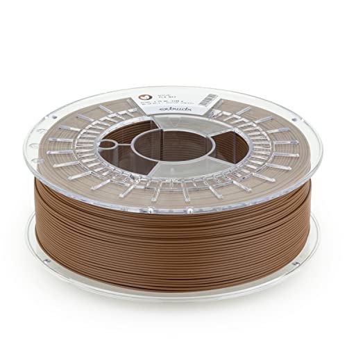 extrudr® PLA NX2 MATT ø1.75mm (1kg) 'SCHOKO BRAUN MATT' - 3D Drucker Filament - Made in Austria von extrudr