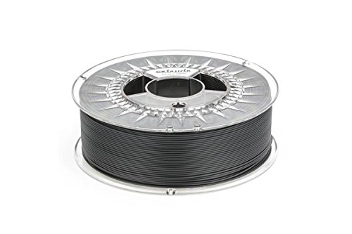 extrudr® PLA NX2 MATT ø1.75mm (2.5kg) 'SCHWARZ MATT' - 3D Drucker Filament - Made in Austria von extrudr