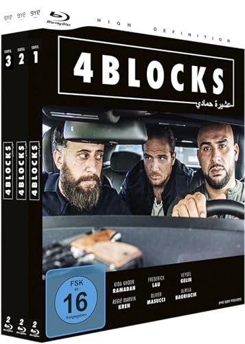 4 Blocks - Staffel 1-3 - Gesamtausgabe - Bundle - [Blu-ray] von eye see movies (Crunchyroll GmbH)