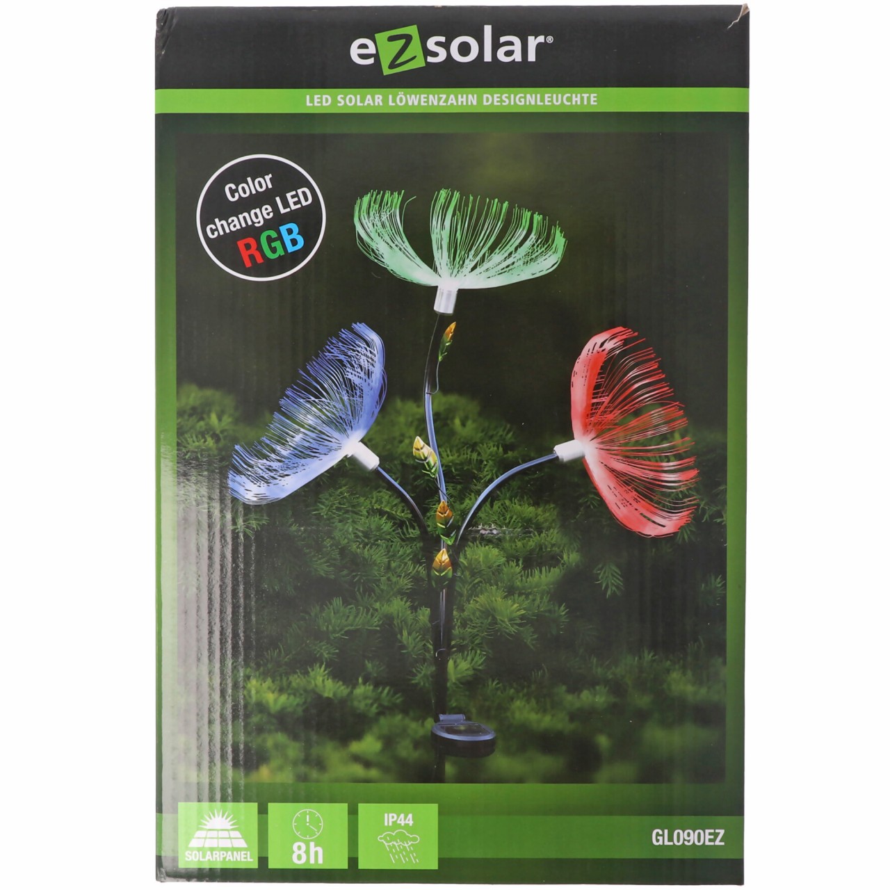 LED-Gartenlicht Pusteblume mit 3 RGB LED Farbwechsel, inklusive Solarpanel und Akku LED-Gartenlicht Pusteblume mit 3 RGB LED Farbwechsel, inklusive Solarpanel und Akku von ez solar