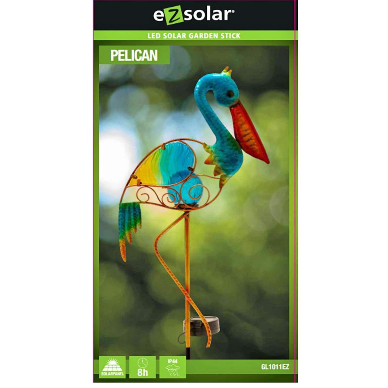 LED-Pelikan bunte Version mit einer weissen LED bis zu 8 Stunden Leuchtdauer LED-Pelikan bunte Version mit einer weissen LED bis zu 8 Stunden Leuchtdauer von ez solar