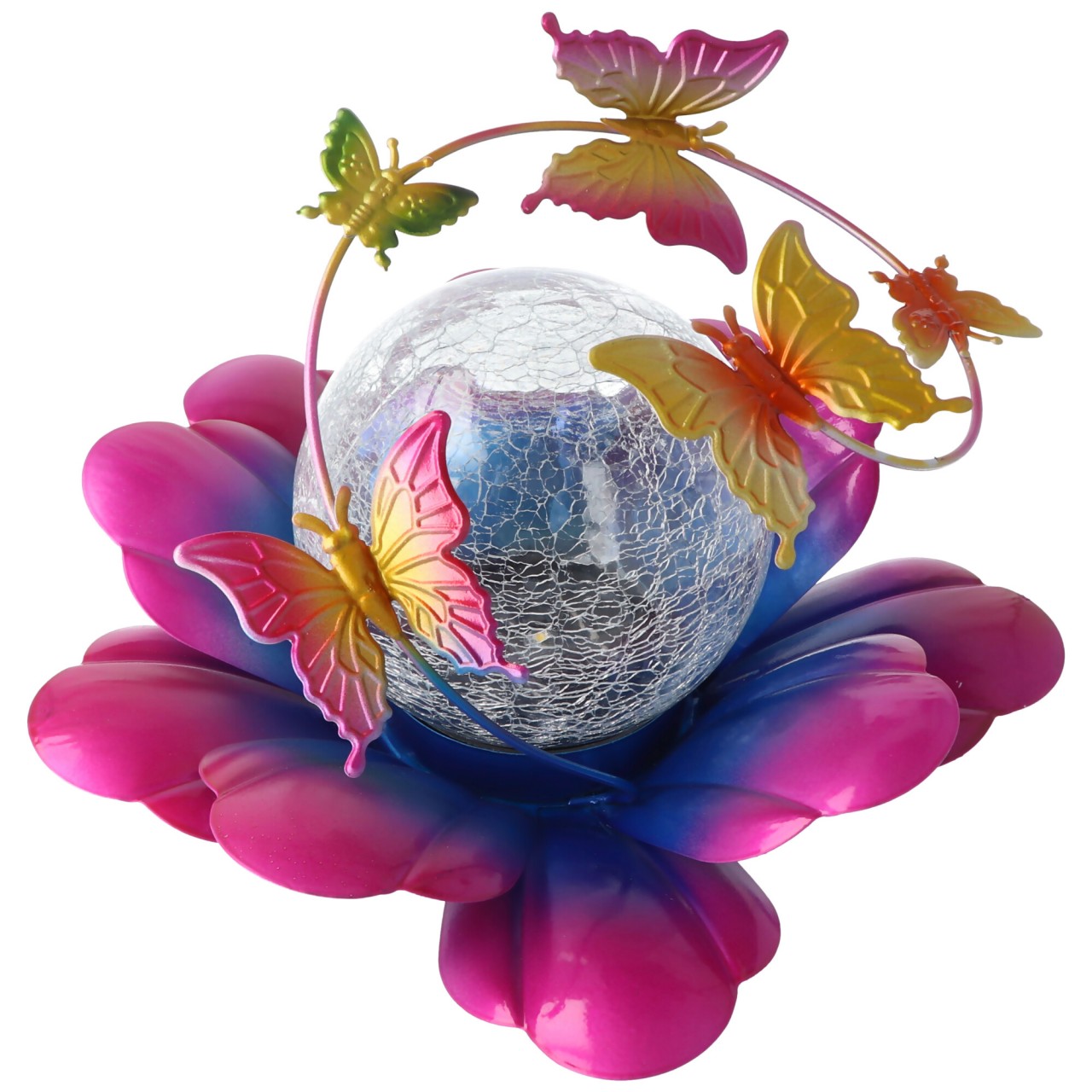 LED SOLAR Blumen Licht BUTTERFLY Pink mit Akku und Solarpanel LED SOLAR Blumen Licht BUTTERFLY Pink mit Akku und Solarpanel von ez solar