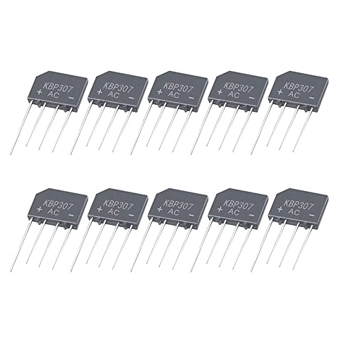 10pcs/lot 3A 1000V KBP307 Diodenbrücke Gleichrichter KBP 307 Leistungsdiode Electronica-Komponenten von ezqnirk