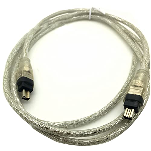 ezqnirk 1 stücke 1,5 m 4p 4 Pin bis 4 Pin IEEE 1394 Geeignet für Ilink Adapterkabel 4Pin zum FireWire-Kabel von ezqnirk