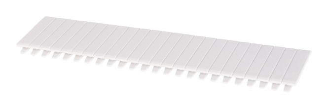 FTRO Abdeckstreifen, 12 ADS12grau Module, grau ähnlich RAL 7035 ADS12grau (Inhalt 10 Stück) von f-tronic Winfried Fohs GmbH