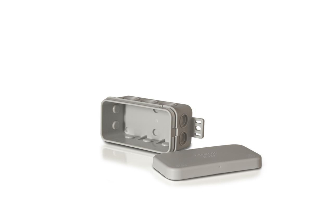 Ftronic FR-Abzweigkasten IP54 E126 85x44x40mm grau (Inhalt 10 Stück) von f-tronic Winfried Fohs GmbH