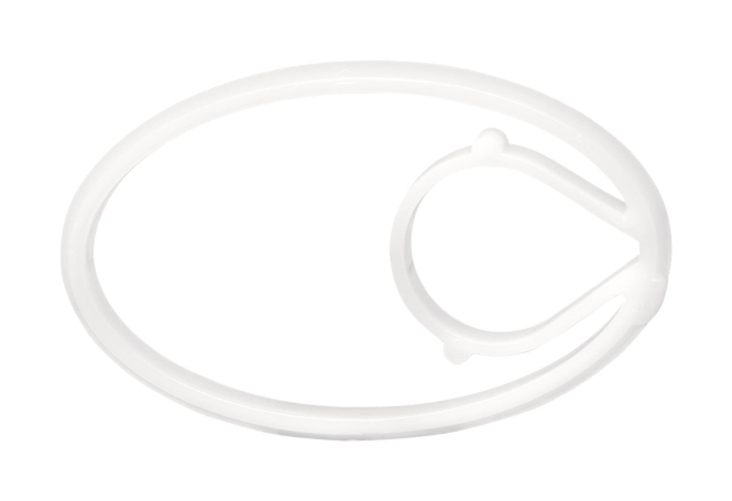 Ftronic Fixierungsclip weiss F-Clip f. Rohre und Kabel bis 60mm (Inhalt 50 Stück) von f-tronic Winfried Fohs GmbH