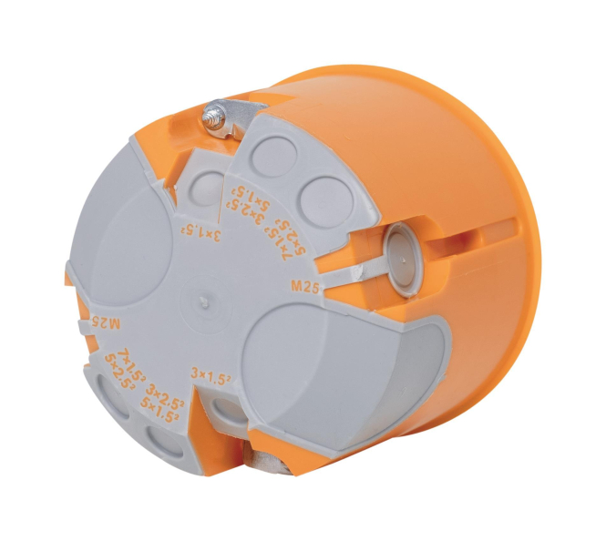 f-tronic HW-Geräte-Verbindungsdose E3700 winddicht 61mm 7360027 (Inhalt 25 Stück) von f-tronic Winfried Fohs GmbH