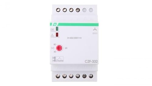 Phasenrelais mit Kontakt-Kontrolle 10A 1P 4sek 40-80V CZF-332 f&f 5908312593218 Phasenrelais mit Kontakt-Kontrolle 10A 1P 4sek 40-80V CZF-332 f&f 5908312593218 von f&f