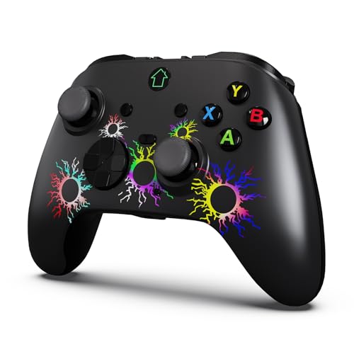 falafaso Switch Controllers, Wireless Switch controller for Switch, Switch Lite and OLED, Pro Switch Controller with Programmable Buttons, Turbo Function, Wake up, Gyros, Vibration and Screenshot(Sun) von falafaso