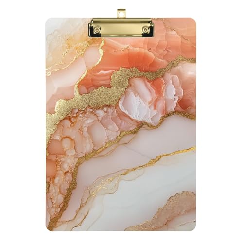 Clipboard mit Alkoholtinte und Blattgold-Rand, Metall-Klemmbrett für Klassenzimmer, Rechnung, Klemmbrett für Inspektoren, Küche, 31,8 x 22,9 cm Clipboard mit Alkoholtinte und Blattgold-Rand, Metall-Klemmbrett für Klassenzimmer, Rechnung, Klemmbrett für Inspektoren, Küche, 31,8 x 22,9 cm von famyily