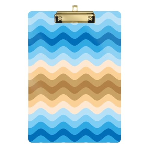 Klemmbrett mit Haken zum Aufhängen, für Quittungen, Wissenschaftsklammern, 31,8 x 22,9 cm, Blau / Gelb Klemmbrett mit Haken zum Aufhängen, für Quittungen, Wissenschaftsklammern, 31,8 x 22,9 cm, Blau / Gelb von famyily