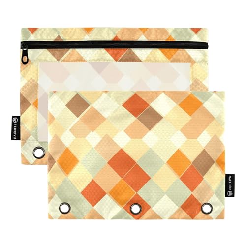Rhomboid Orange Neutral Binder Taschen 3 Ringe Tasche für 3-Loch-Bindertaschen mit drei Ringen für Schule Schreibwaren Rhomboid Orange Neutral Binder Taschen 3 Ringe Tasche für 3-Loch-Bindertaschen mit drei Ringen für Schule Schreibwaren von famyily
