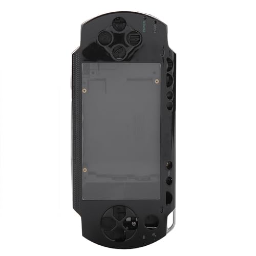 fasient Vollständiges Ersatzgehäuse nur für PSP 1000,Stoßfeste Ersatzschale Hartschalenetui Cover Gehäuseabdeckung,6.6x2.9x0.7 Zoll (schwarz) von fasient