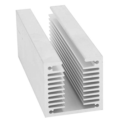 Alu Kühlkörper,100x40x40mm Aluminium Kühlkörper Heatsink Waerme Diffuse Kühler U Typ kühler mit dichten Zähne Lamellenkühler Kühlkörper für Raspberry Pi 1/2/3,LED,CPU usw. von fasient1