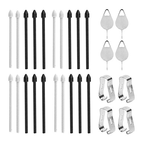 fasient1 Ersatz S Stiftspitzen,Stylus S Stiftspitzen Ersatzspitzen Nibs,S Pen Stylus Pen Refill Tool Set für Samsung Note 10/Note 10 Plus/Tab S6/T860/T865(schwarz) von fasient1