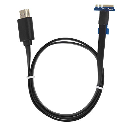 fasient1 PCI-E HDMI-Adapterkabel, NGFF M.2 A/E-Schlüssel HDMI Externer Grafikkarten-Leitungsadapter, für Laptop-Notebook(NGFF AKEY) von fasient1