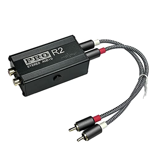 fasljkhf Ground Loop Audio Isolator RCA Noise Suppressor Isolator Audio Signal Noise Reducer für PC von fasljkhf