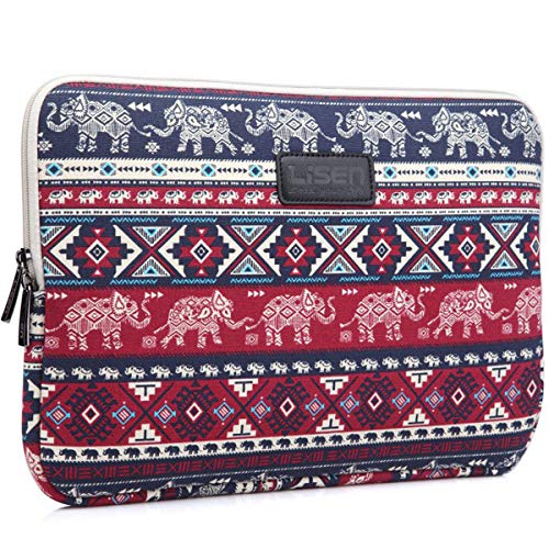 fdsmall Laptoptasche Schutzhülle Wasserdicht Neoprene, Laptop Sleeve Case Laptophülle Notebook Hülle Tasche für Acer/Asus/Dell/Lenovo/HP/Samsung (Elefantenmuster, 13,3 Zoll) von fdsmall