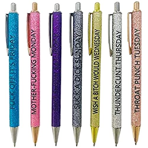 ferater Kugelschreiber-Set mit 7 Stiften für Den Alltag im BüRo Beschreibung Erwachsene Einstellung BüRogeschenk für Kollegen und von ferater