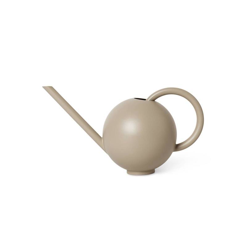 ferm LIVING Gießkanne Orb, beige, 2 Liter, Edelstahl von ferm LIVING
