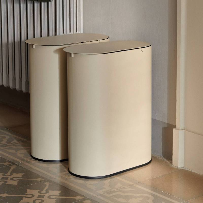 ferm LIVING Mülleimer Enkel, beige, Inneneimer, 19 Liter von ferm LIVING