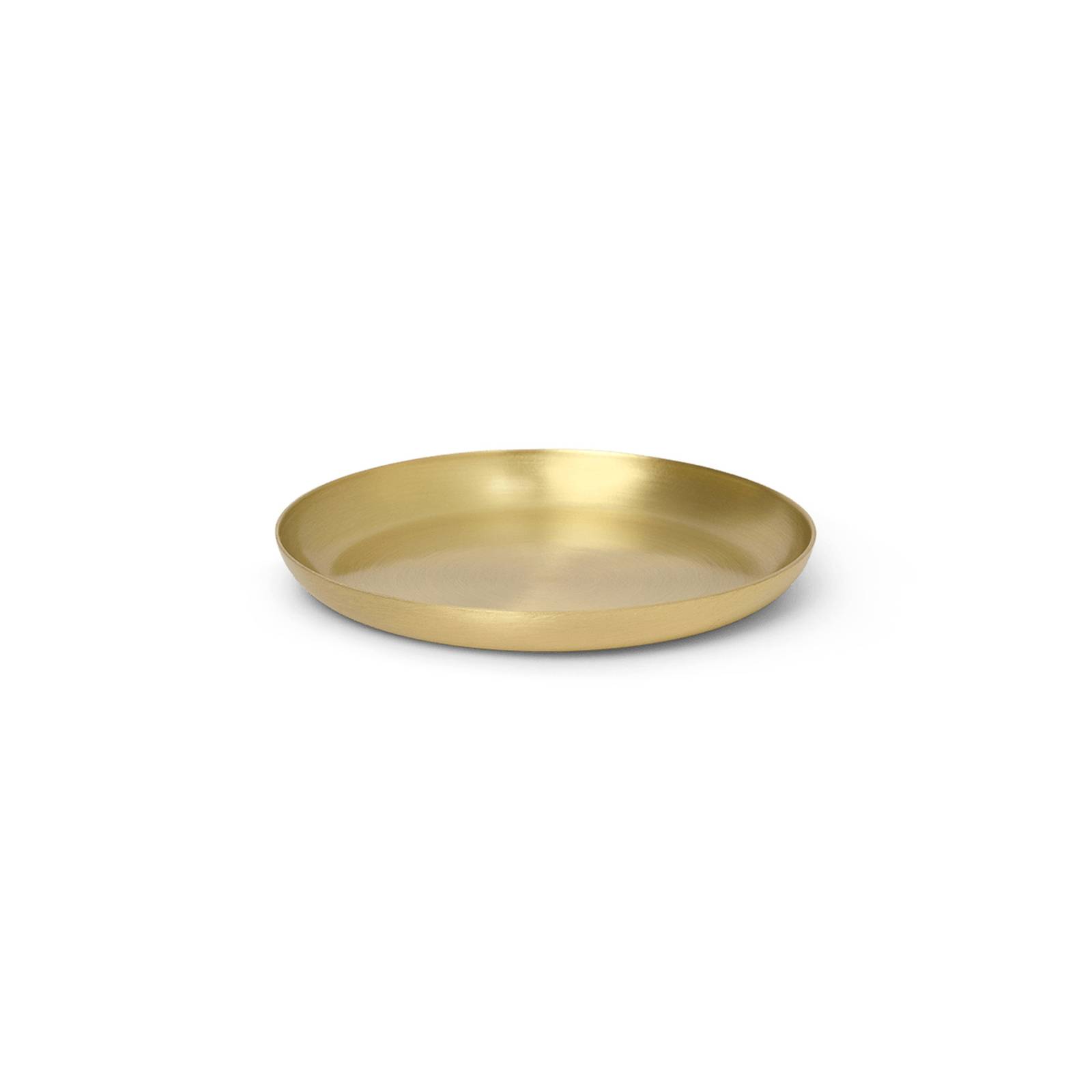 ferm LIVING Tablett Basho, rund, Messing, matt, Ø 9,5 cm ferm LIVING Tablett Basho, rund, Messing, matt, Ø 9,5 cm von ferm LIVING