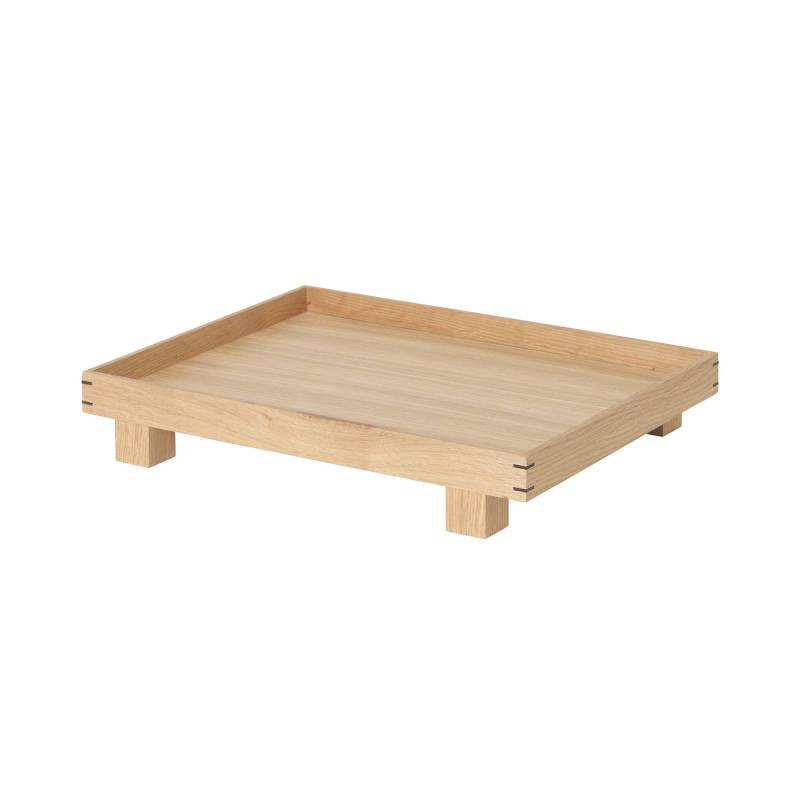 ferm LIVING Tablett Bon Small, Länge 36 cm, hell, Holz von ferm LIVING