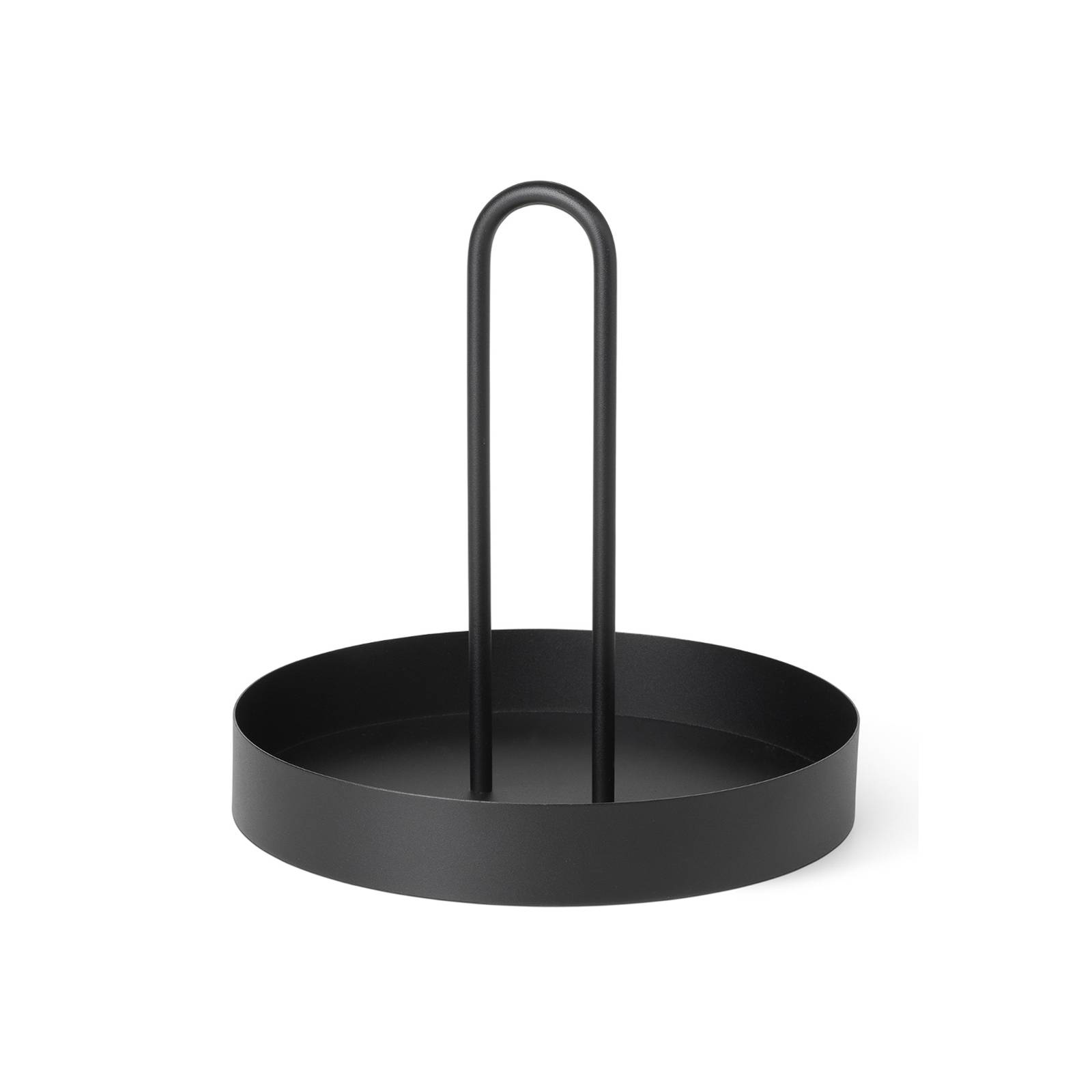 ferm LIVING Tablett Grib, schwarz, Ø 28 cm, Eisen ferm LIVING Tablett Grib, schwarz, Ø 28 cm, Eisen von ferm LIVING