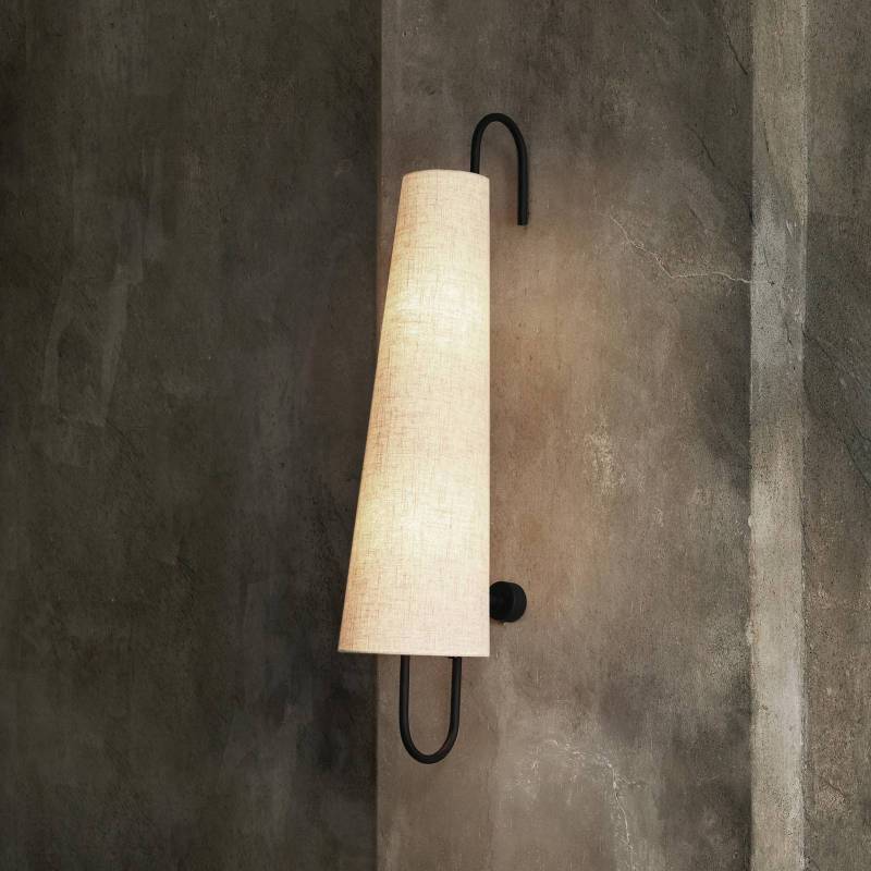 ferm LIVING Wandleuchte Ancora, Stecker, Textil, 98,5 cm von ferm LIVING