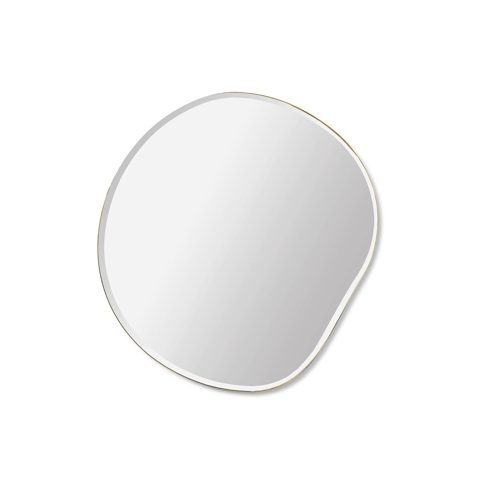 ferm LIVING Wandspiegel Pond S, messing, Ø 50 cm, Glas, Holz ferm LIVING Wandspiegel Pond S, messing, Ø 50 cm, Glas, Holz von ferm LIVING