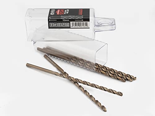 Ferrcan Metallbohrer HSS DIN340 M35 Kobalt, lang, (5 Einheiten pro Maßnahme) (3.5mm) von ferrcan