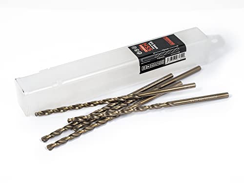 Ferrcan Metallbohrer HSS DIN340 M35 Kobalt, lang, (5 Einheiten pro Maßnahme) (4mm) von ferrcan