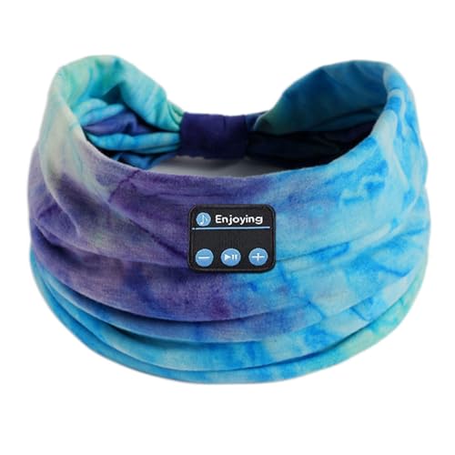 Schlaf Kopfhörer Bluetooth Kabellos Sport-Kopfhörer Stirnband mit Stereo-Lautsprechern für Schlafen Laufen Joggen Workout Yoga Reisen Meditation Frauen Männer (274) von fesoklaf