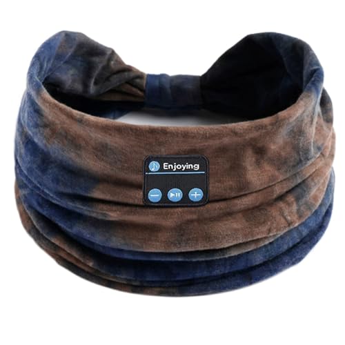 Schlaf Kopfhörer Bluetooth Kabellos Sport-Kopfhörer Stirnband mit Stereo-Lautsprechern für Schlafen Laufen Joggen Workout Yoga Reisen Meditation Frauen Männer (280) von fesoklaf