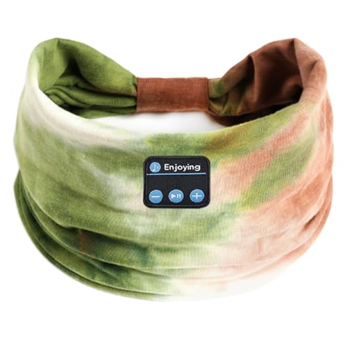 Schlaf Kopfhörer Bluetooth Kabellos Sport-Kopfhörer Stirnband mit Stereo-Lautsprechern für Schlafen Laufen Joggen Workout Yoga Reisen Meditation Frauen Männer (282) von fesoklaf