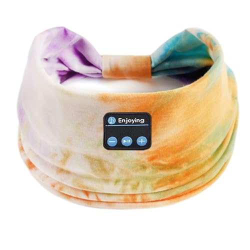 Schlaf Kopfhörer Bluetooth Kabellos Sport-Kopfhörer Stirnband mit Stereo-Lautsprechern für Schlafen Laufen Joggen Workout Yoga Reisen Meditation Frauen Männer (284) von fesoklaf