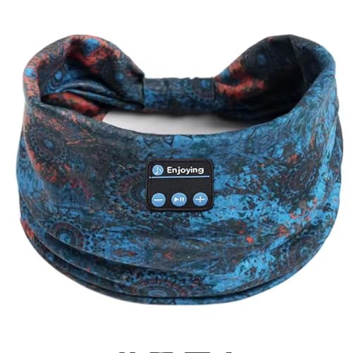 Schlaf Kopfhörer Bluetooth Kabellos Sport-Kopfhörer Stirnband mit Stereo-Lautsprechern für Schlafen Laufen Joggen Workout Yoga Reisen Meditation Frauen Männer (329) von fesoklaf