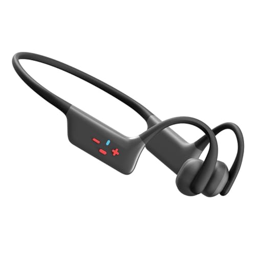 fesoklaf Knochenleitungskopfhörer, IPX8 wasserdichte Schwimmkopfhörer mit 32G Speicher, Bluetooth 5.4 Sport Ohrhörer Drehbar Einstellbar für Laufen Schwimmen Radfahren Workout von fesoklaf