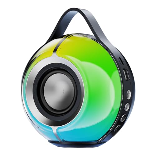 fesoklaf Tragbarer Bluetooth-Lautsprecher, Bluetooth 5.3 Wireless Lautsprecher, Leistungsstarker Lautsprecher 24H Spielzeit, RGB-Lichter, TWS Wireless Pairing Lautsprecher für Reisen Outdoor Home fesoklaf Tragbarer Bluetooth-Lautsprecher, Bluetooth 5.3 Wireless Lautsprecher, Leistungsstarker Lautsprecher 24H Spielzeit, RGB-Lichter, TWS Wireless Pairing Lautsprecher für Reisen Outdoor Home von fesoklaf