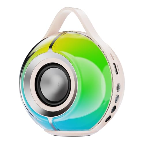 fesoklaf Tragbarer Bluetooth-Lautsprecher, Bluetooth 5.3 kabelloser Lautsprecher, leistungsstarker Lautsprecher, 24 Stunden Spielzeit, RGB-Lichter, TWS Wireless Pairing Lautsprecher für Reisen fesoklaf Tragbarer Bluetooth-Lautsprecher, Bluetooth 5.3 kabelloser Lautsprecher, leistungsstarker Lautsprecher, 24 Stunden Spielzeit, RGB-Lichter, TWS Wireless Pairing Lautsprecher für Reisen von fesoklaf