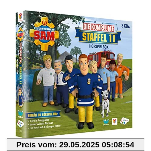 Die Komplette Staffel 11 (3 CD Hörspielbox) von feuerwehrmann sam