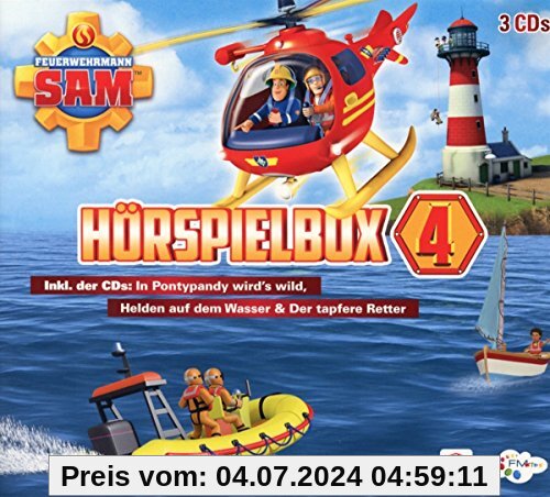 Feuerwehrmann Sam - Hörspiel Box 4 (3 CDs) von feuerwehrmann sam