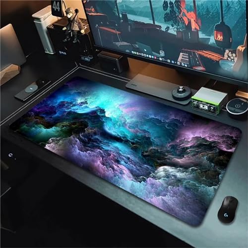 fghgbf Landschaften Computer Mauspad Mit FüLlung Aus Memory Schaum,Strukturiert,VerschleißFest,Waschbar Und Rutschfestes Mauspad Langlebige Materialien,Tragbar 12x35in von fghgbf