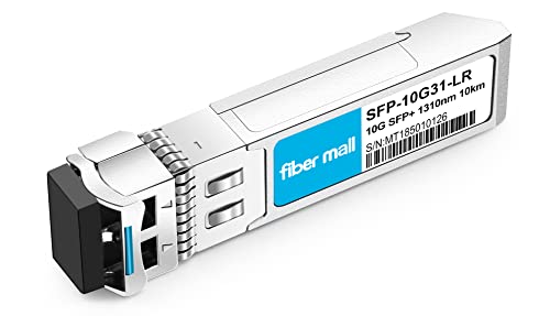 fiber mall SFP 10G LR für Intel E10GSFPLR 10GBASE-LR SFP+ 1310nm 10km DOM Transceiver-Modul von fiber mall