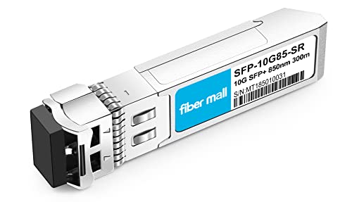 fiber mall SFP 10G SR für Arista SFP-10G -SR SFP-10G-SRL 10GBASE-SR SFP+ MultiMode 850nm 300m LC DOM Transceiver-Modul von fiber mall