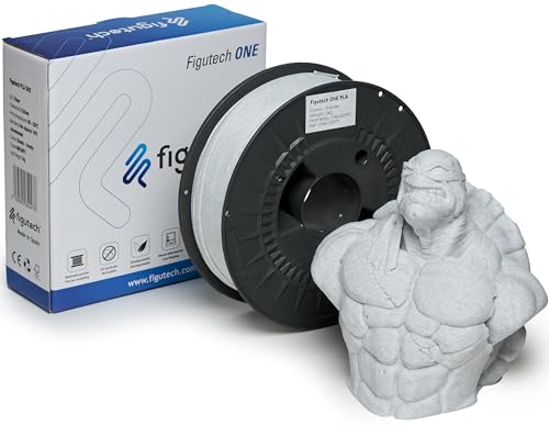 figutech ONE PLA-Filament, 1,75 mm, 1 kg, Granit/Marmor, 3D-Filament, Genauigkeit +/- 0,02 mm, PLA optimiert für 3D-Drucker, hohe Haftung und Festigkeit, verbesserte Flüssigkeit von figutech